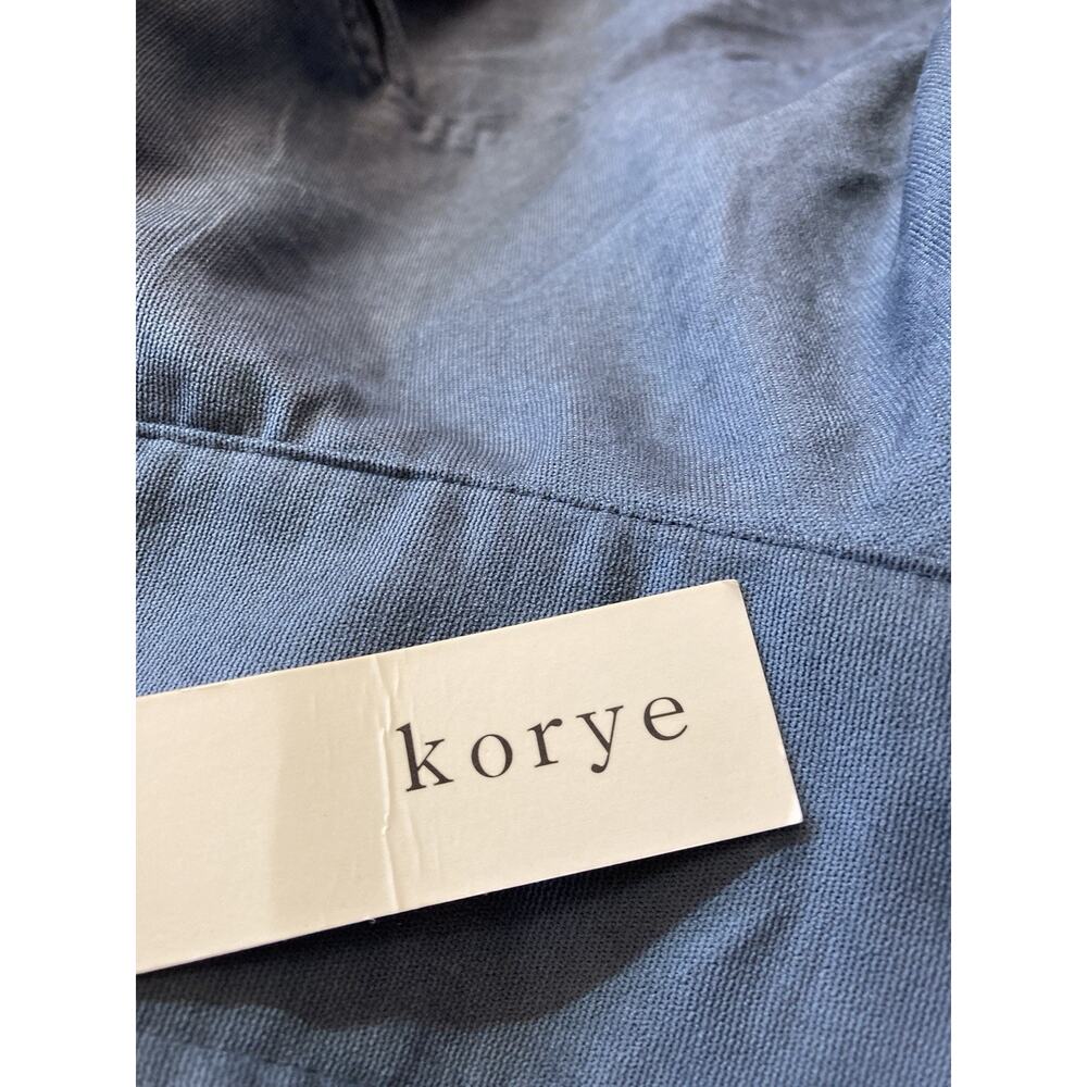 Korye Utility Jacket Womens Size Large Blue Long-Sleeve New With Tags - Picture 3 of 7